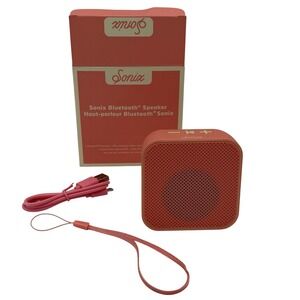 Sonix Bluetooth Speaker Coral Portable Wireless Audio
